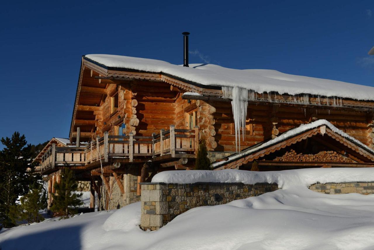 Chalet De Luxe "Lodge Des Sens" - Jacuzzi & Sauna - 12 Pers Bolquere Exterior photo